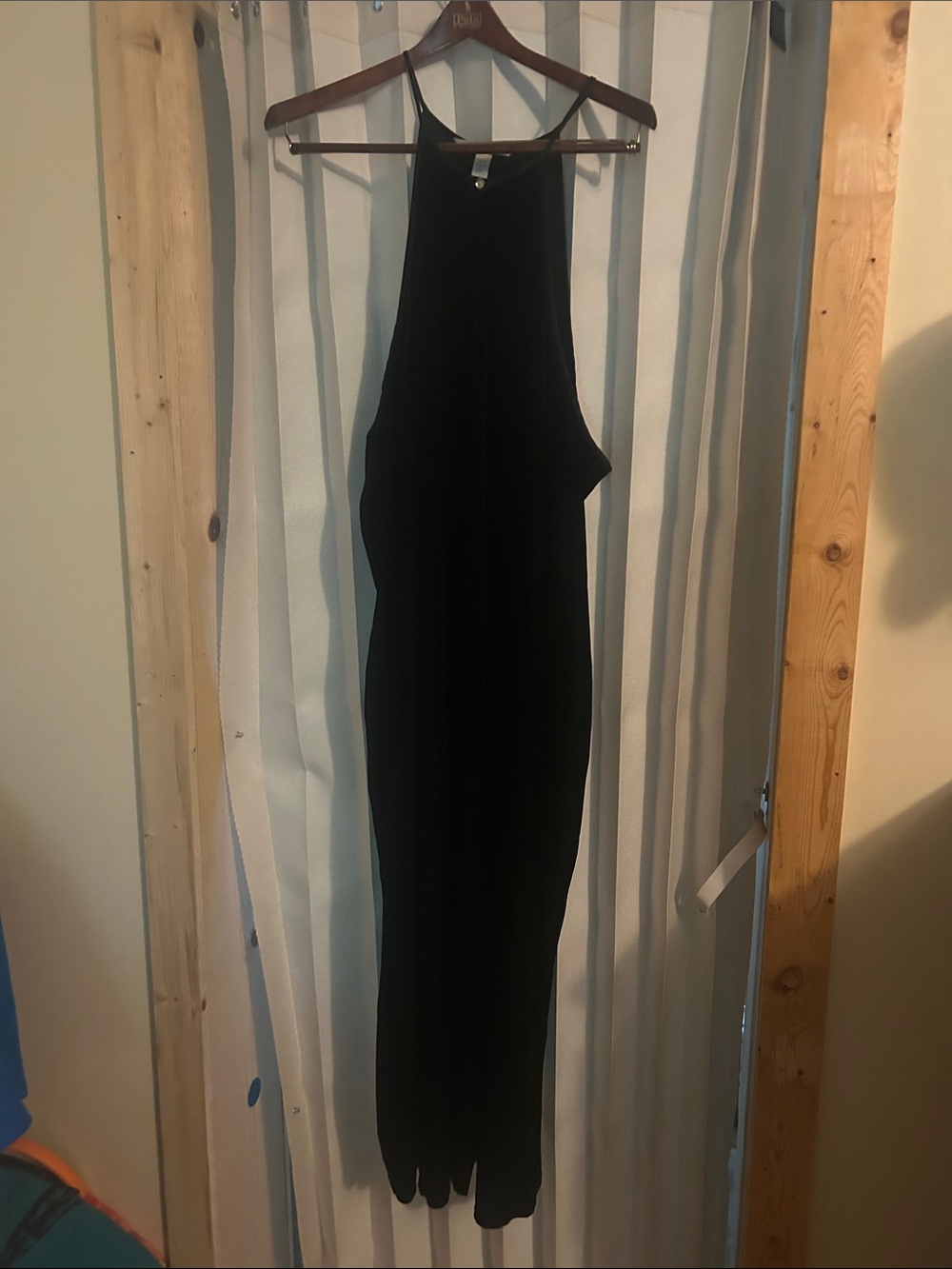 Cacique Black Halter-Neck Maxi Dress
